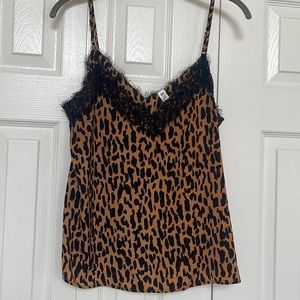 BP. Silk like animal print cami. Brown and black in a size-M.